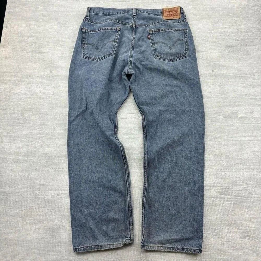 Vintage‎ Levis 505 Jeans Mens 36x30 Straight Leg Regular Fit Medium Wash Denim